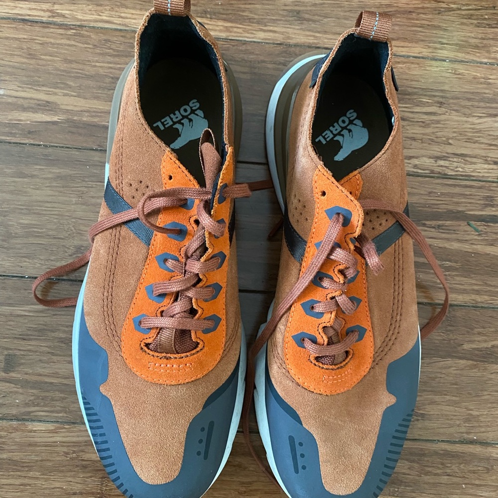 Sorel Men's Tan and Orange Sneakers